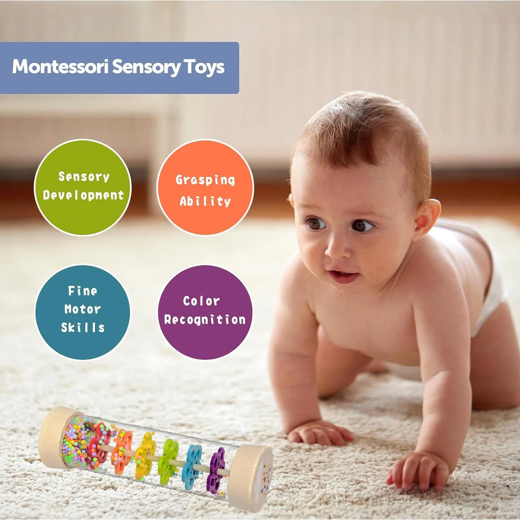 7.7” Wooden Rainmaker Montessori Toys D803