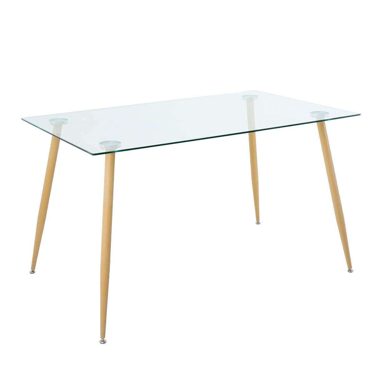51" Rectangular Tempered Glass Dining Table F904