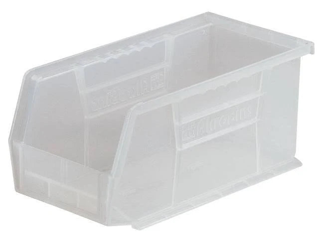 Clear Plastic Stack Storage Bin 6pk O83438