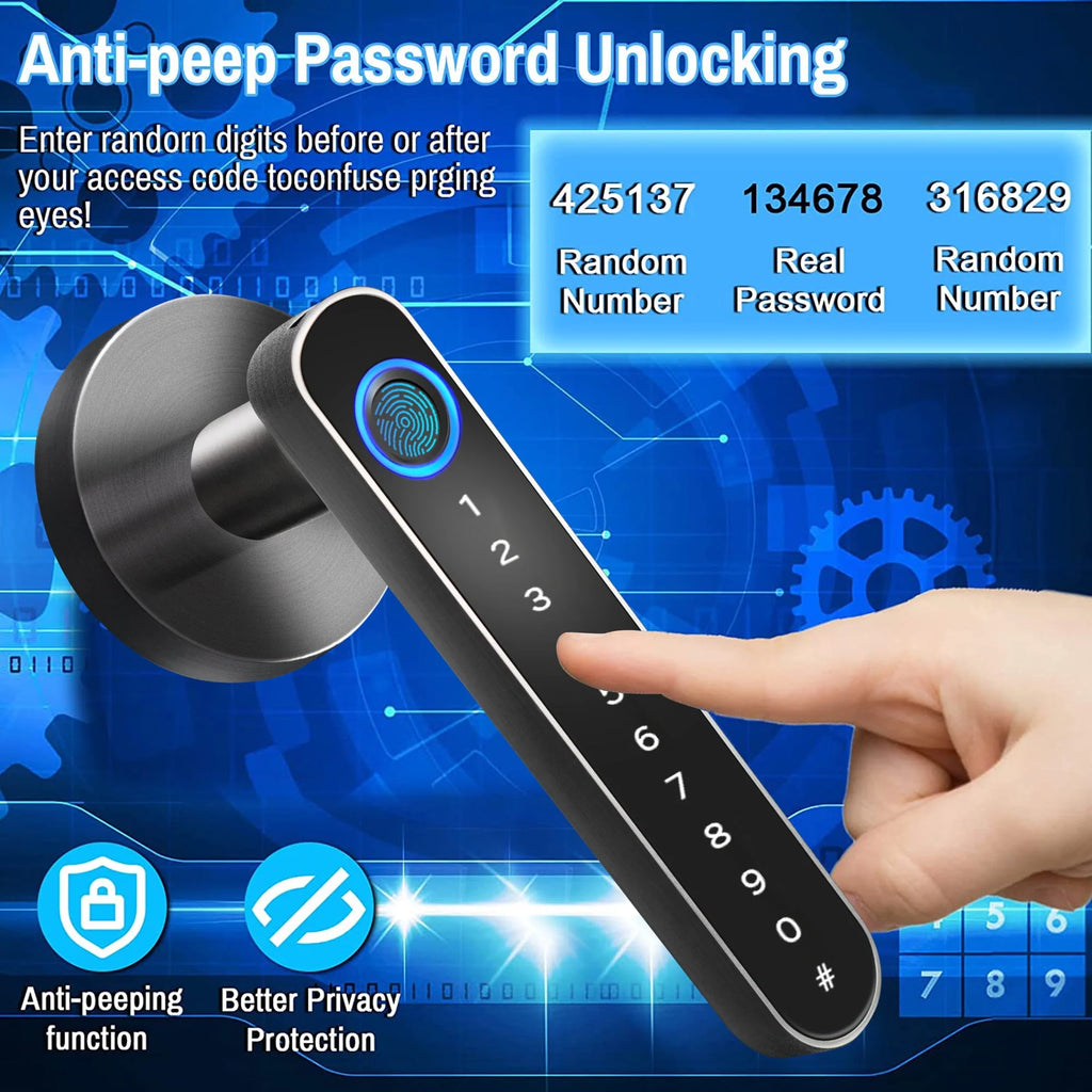 Keyless Entry Door Lock with Handle S6671