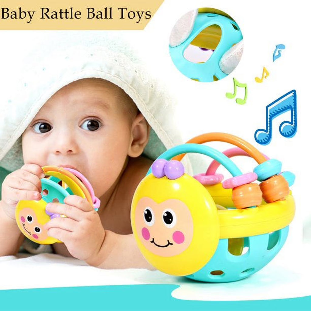 Sensory Teether Toy Silicone Rattle Ball M629415