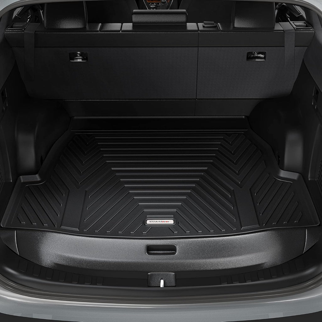 Black TPE Floor Liner Car Mats T13886