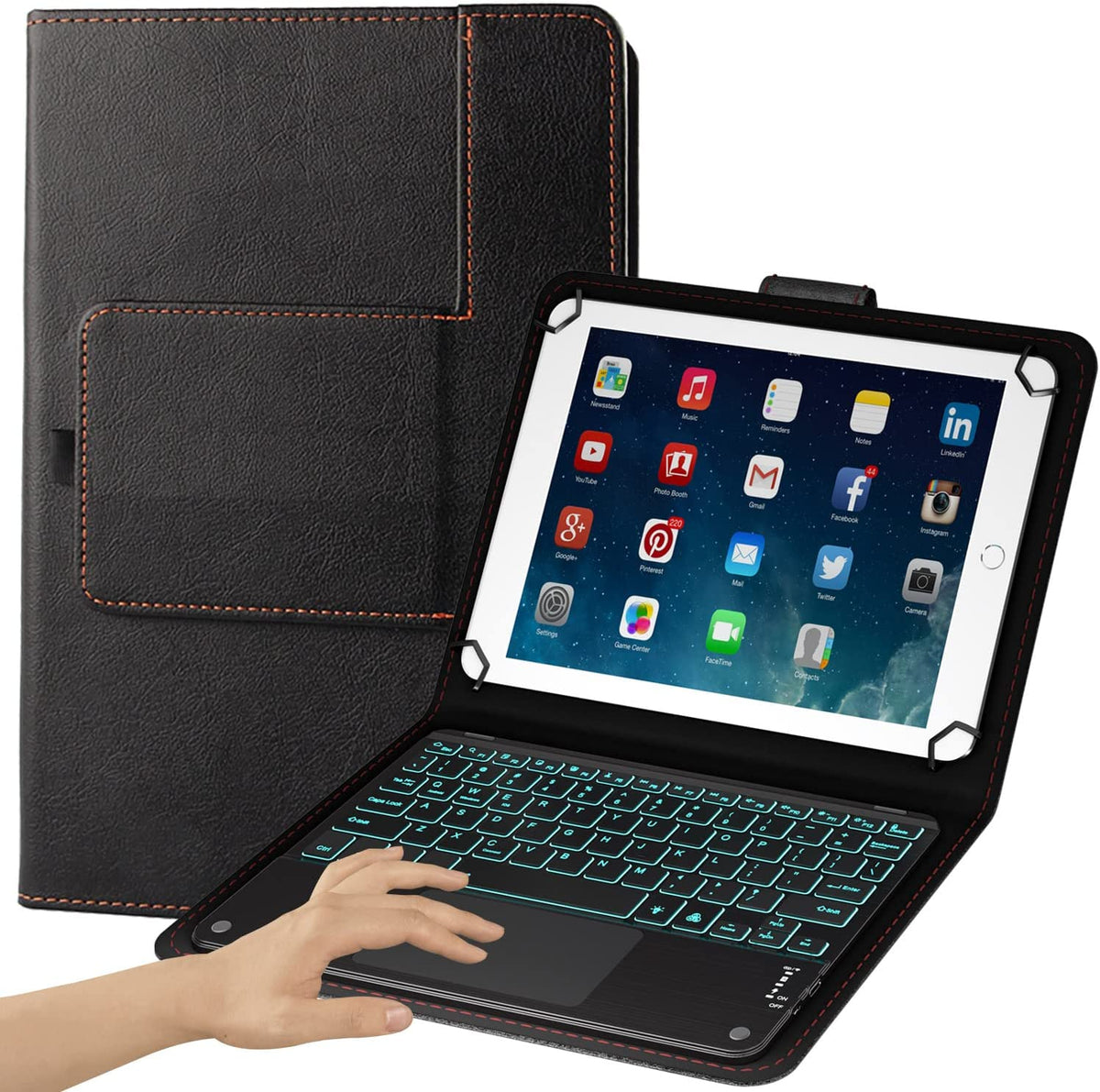 2-in-1 Bluetooth Keyboard Case for Tablets E99159