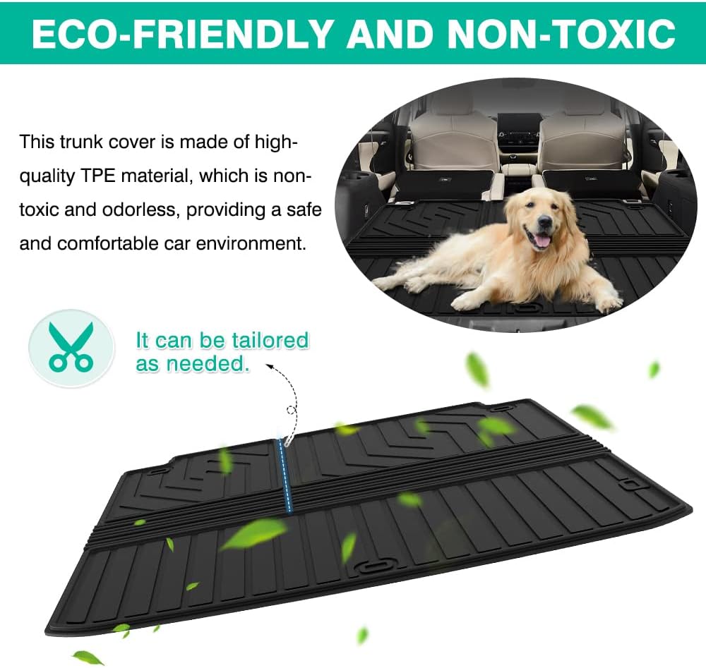 Cargo Liner Trunk Mat All Weather TPE Pack of 2 E879434