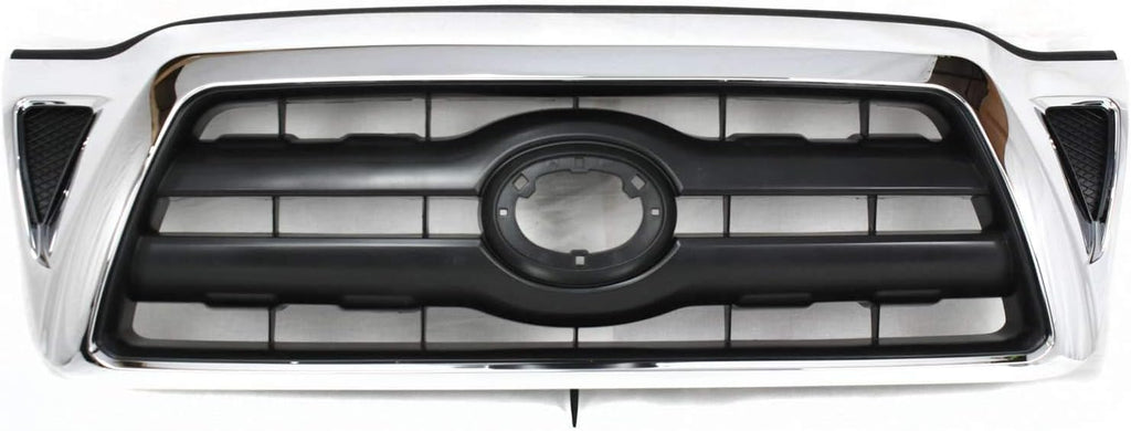 Chrome Shell Black Insert Grille W7911
