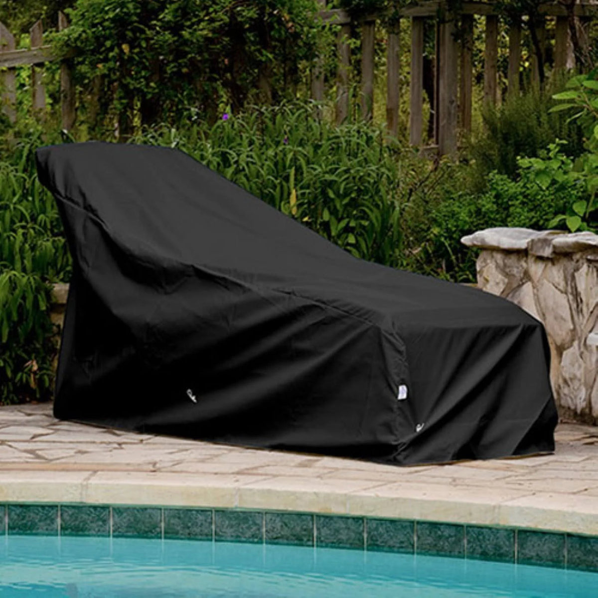 Black Chaise Cover J50118