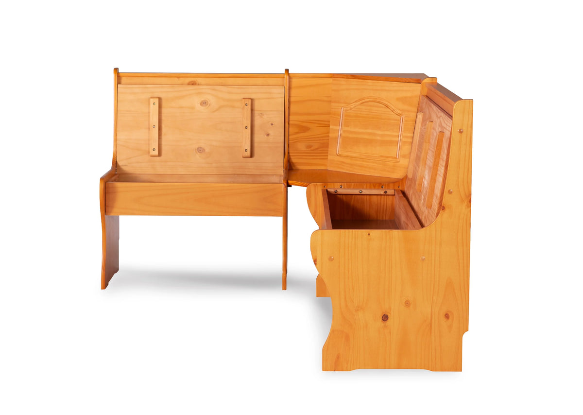 Corner Dining Breakfast Nook with Storage, Seats 4 B1414