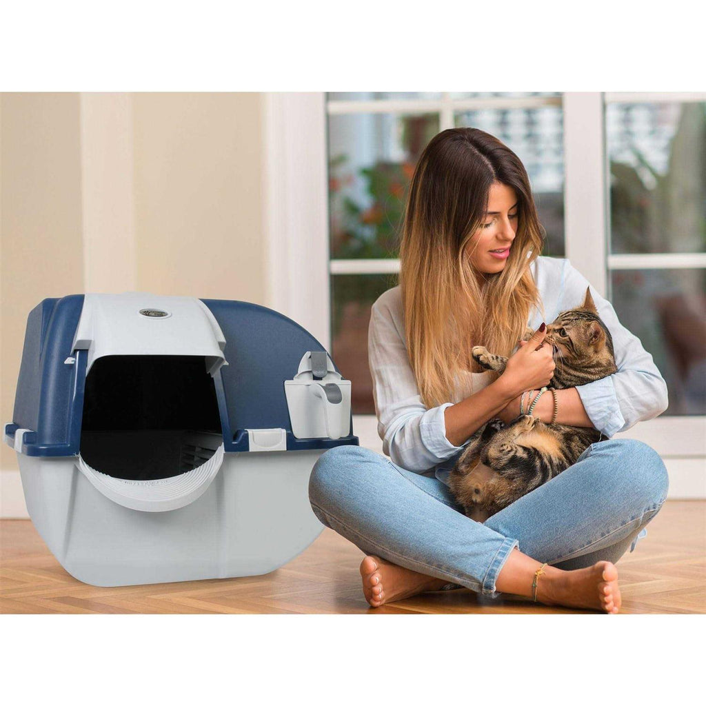 Self Cleaning Litter Box and 100 Bags N167077