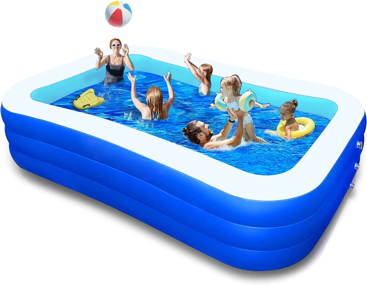 Inflatable Pool 118 X 68 X 22 Oversized Thickened D1898