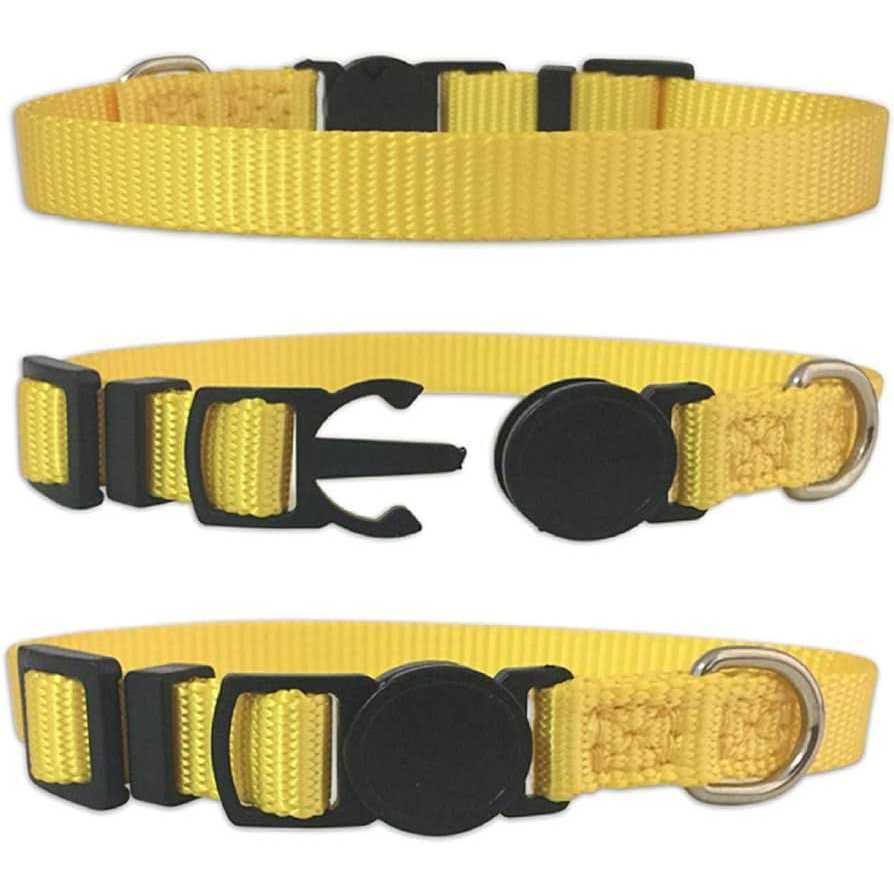 Soft Nylon Adjustable Breakaway Puppy ID Collar 14 Pc Z346