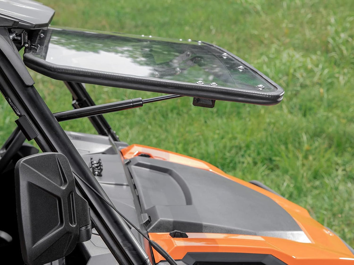 3-in-1 Flip Windshield 1/4 Thick Polycarbonate Q3952