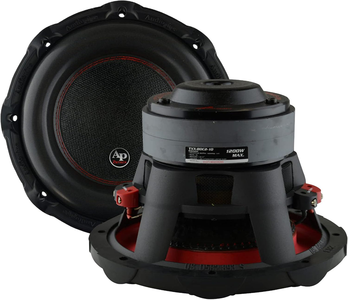 10 Inch 1,200 Watt 4 Ohm DVC Car Audio Subwoofer X944