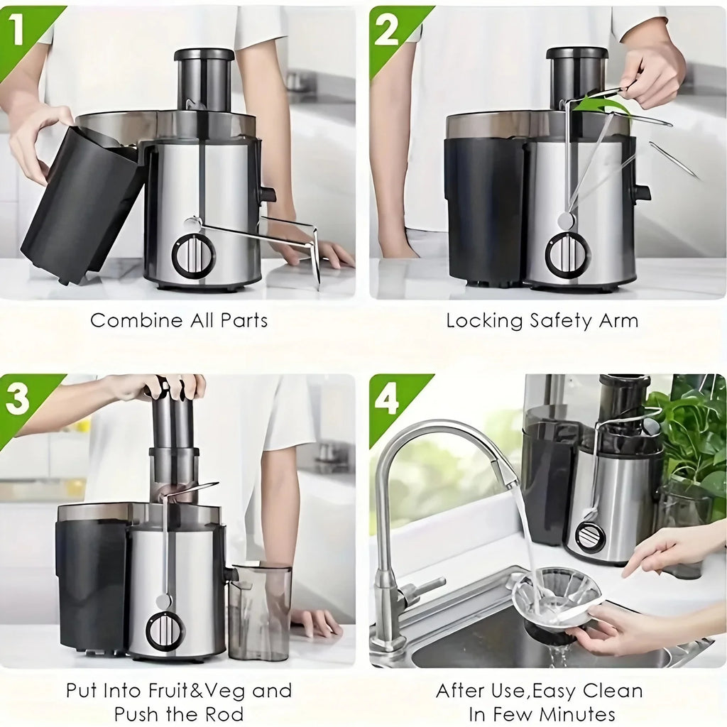 2-Speed 400W Centrifugal Juicer with 3" Feed Chute Q6605