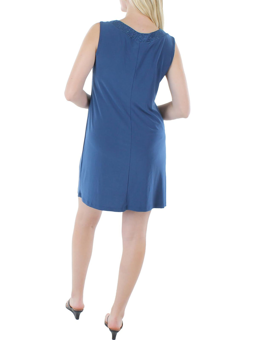 Knit Sleeveless Sheath Dress E82511