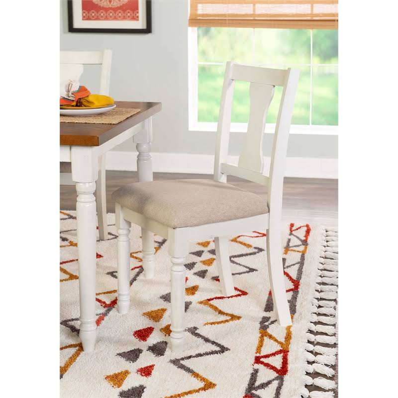 Six Piece Wood Dining Set in Brown U10359