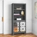 Gray Standard Bookcase Q7584