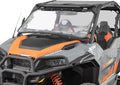 3-in-1 Flip Windshield 1/4 Thick Polycarbonate Q3952