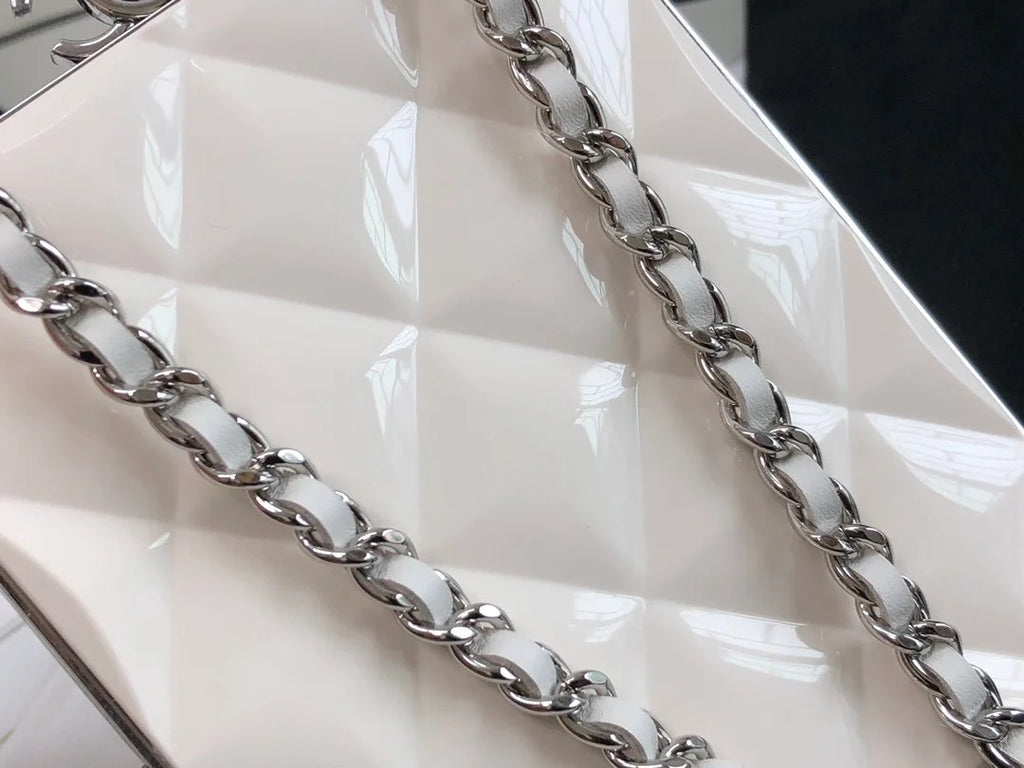 White Clutch Bag D623