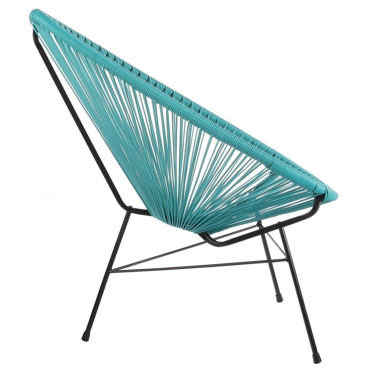 Black Acapulco Lounge Chair Set of 2 H8658