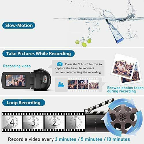 WiFi Vlogging Camera 3x22 IPS Touch Screen Night Vision Ultra HD 1080p 30fps 26MP C51082