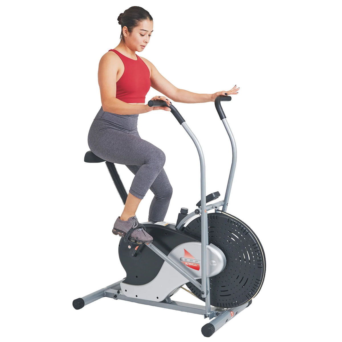 Upright Stationary Fan Bike with Adjustable Seat L744