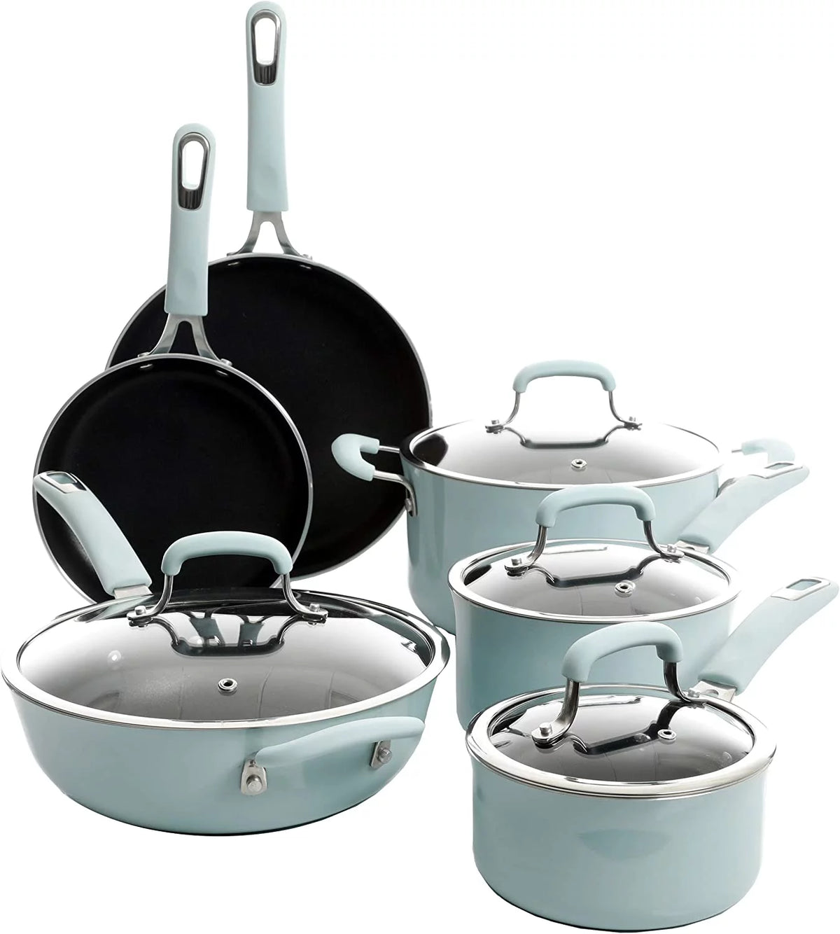 10-Piece Aluminum Cookware Set U250