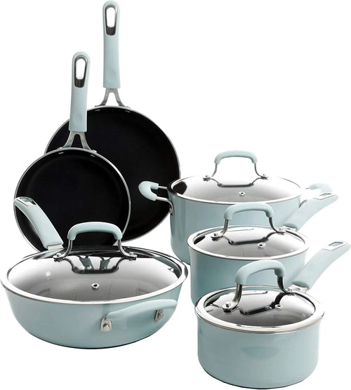 10-Piece Aluminum Cookware Set U250