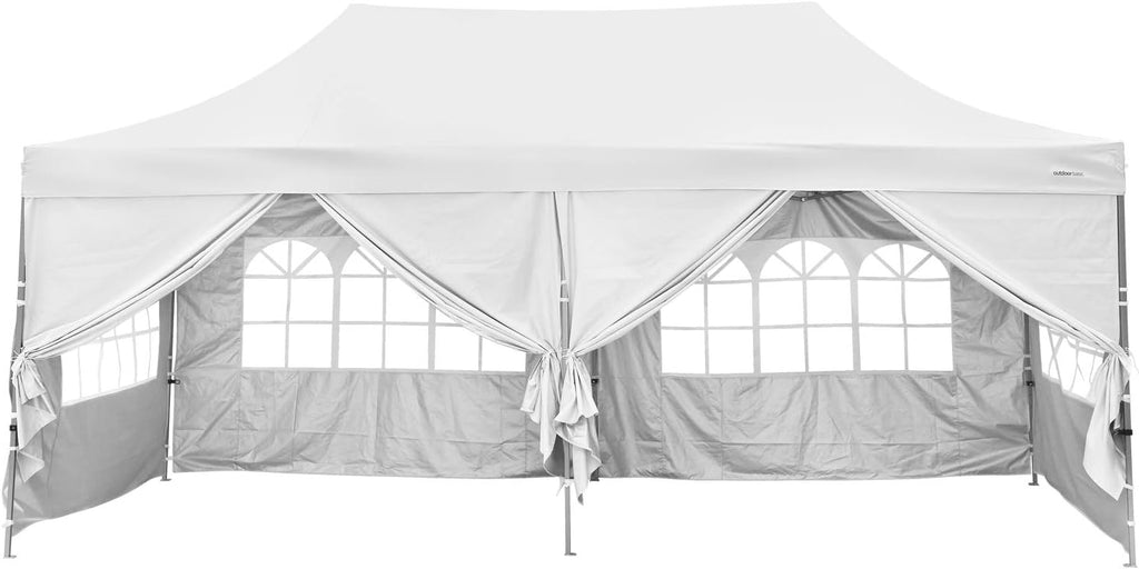 Blue 10x20 Ft Pop up Canopy Tent with Removable Sidewalls G370