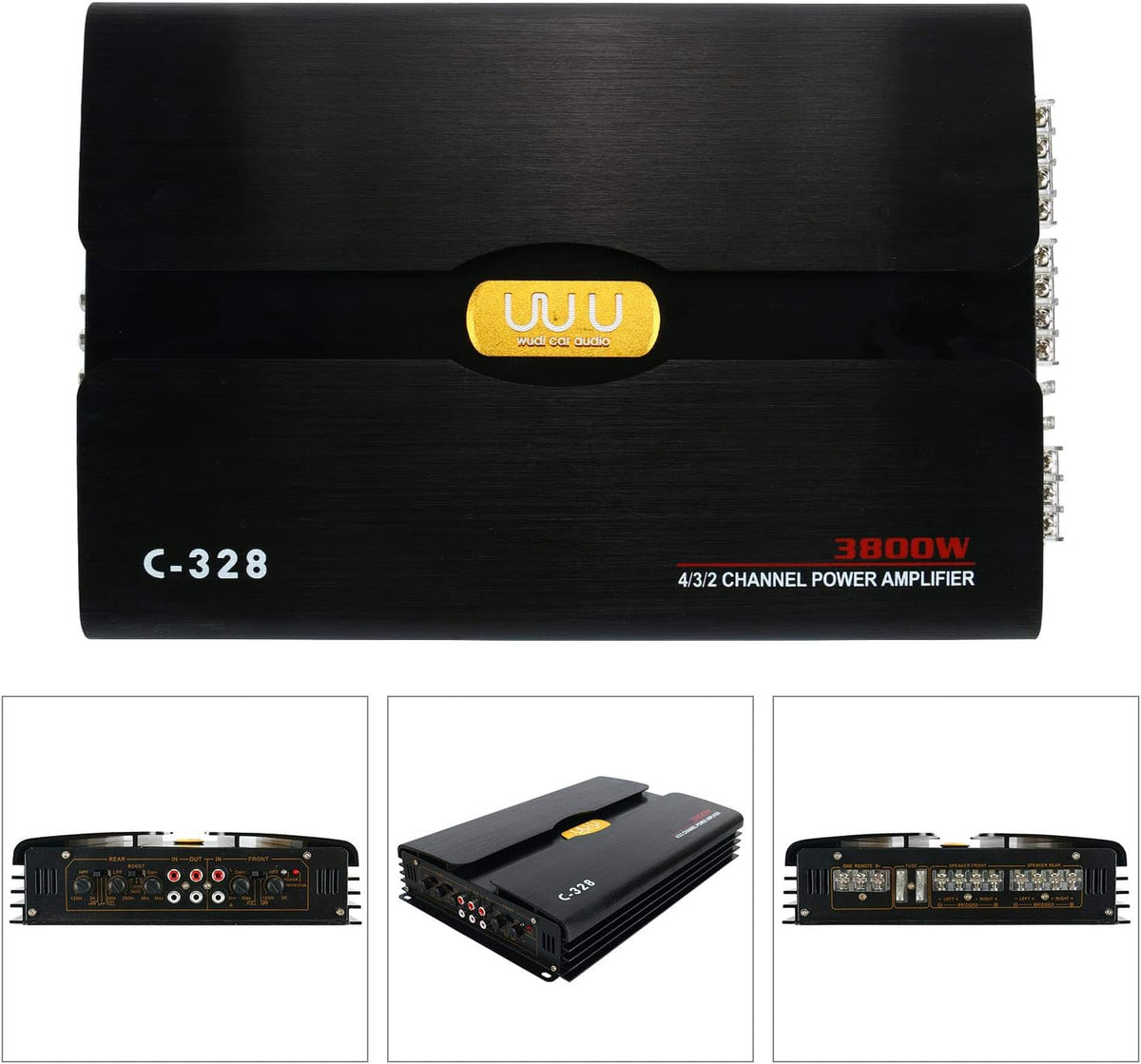12V 4 Channel Car Audio Amplifier P518036
