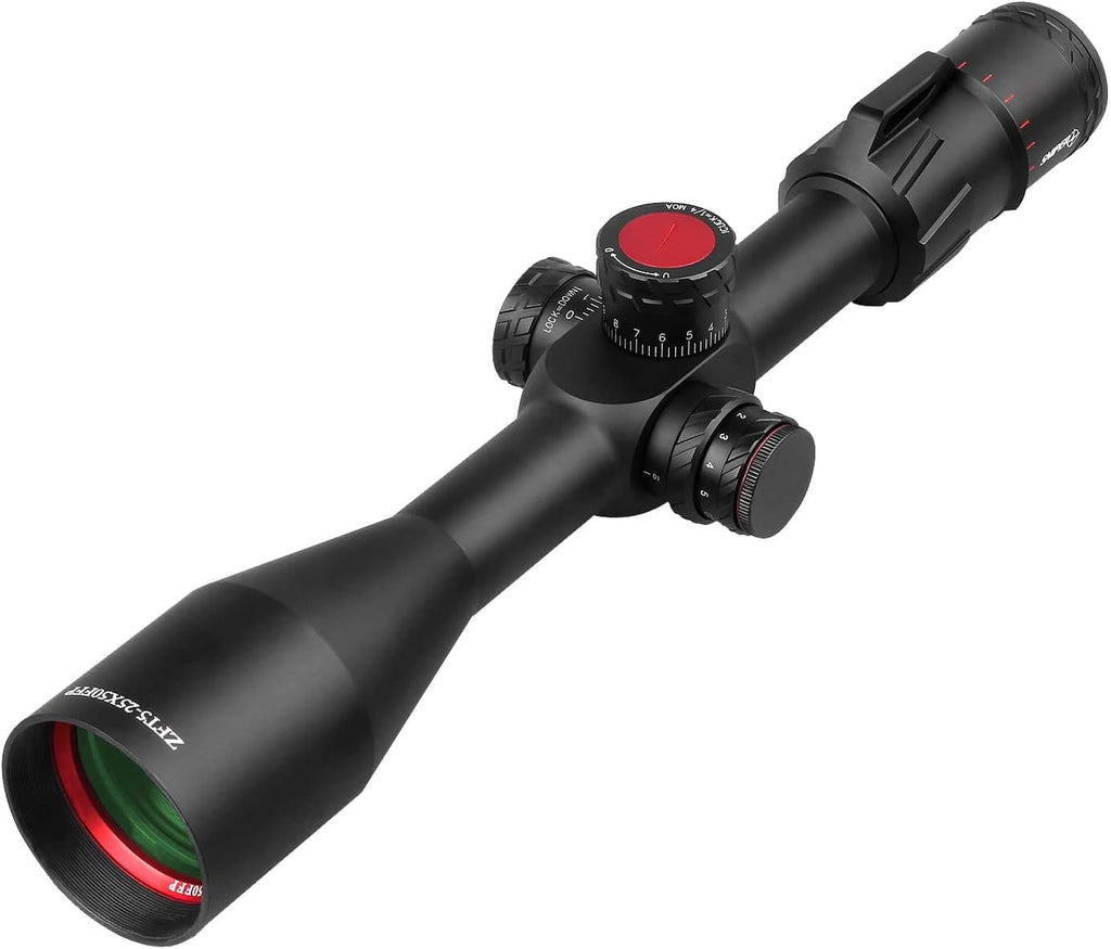 5-25x50 FFP Scope with Red/Green Illuminated Reticle M650