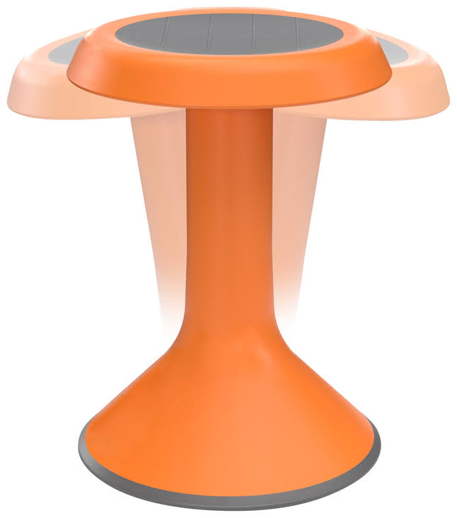 18-1/2 inch Lilac Nylon Wobble Stool C231