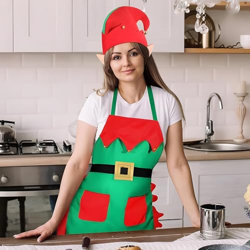 Red & Green Apron C68177