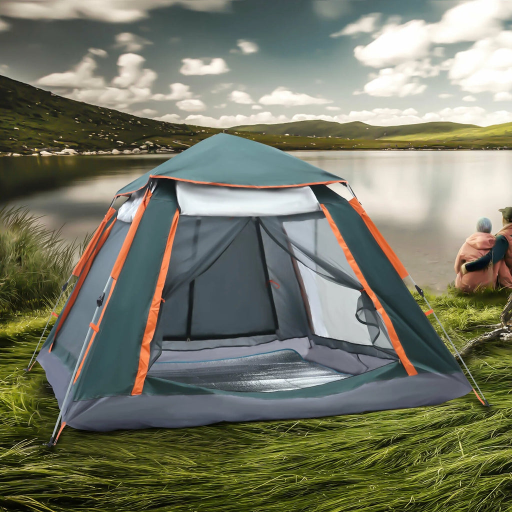 Waterproof 4-5 Person Instant Pop Up Camping Tent M1332