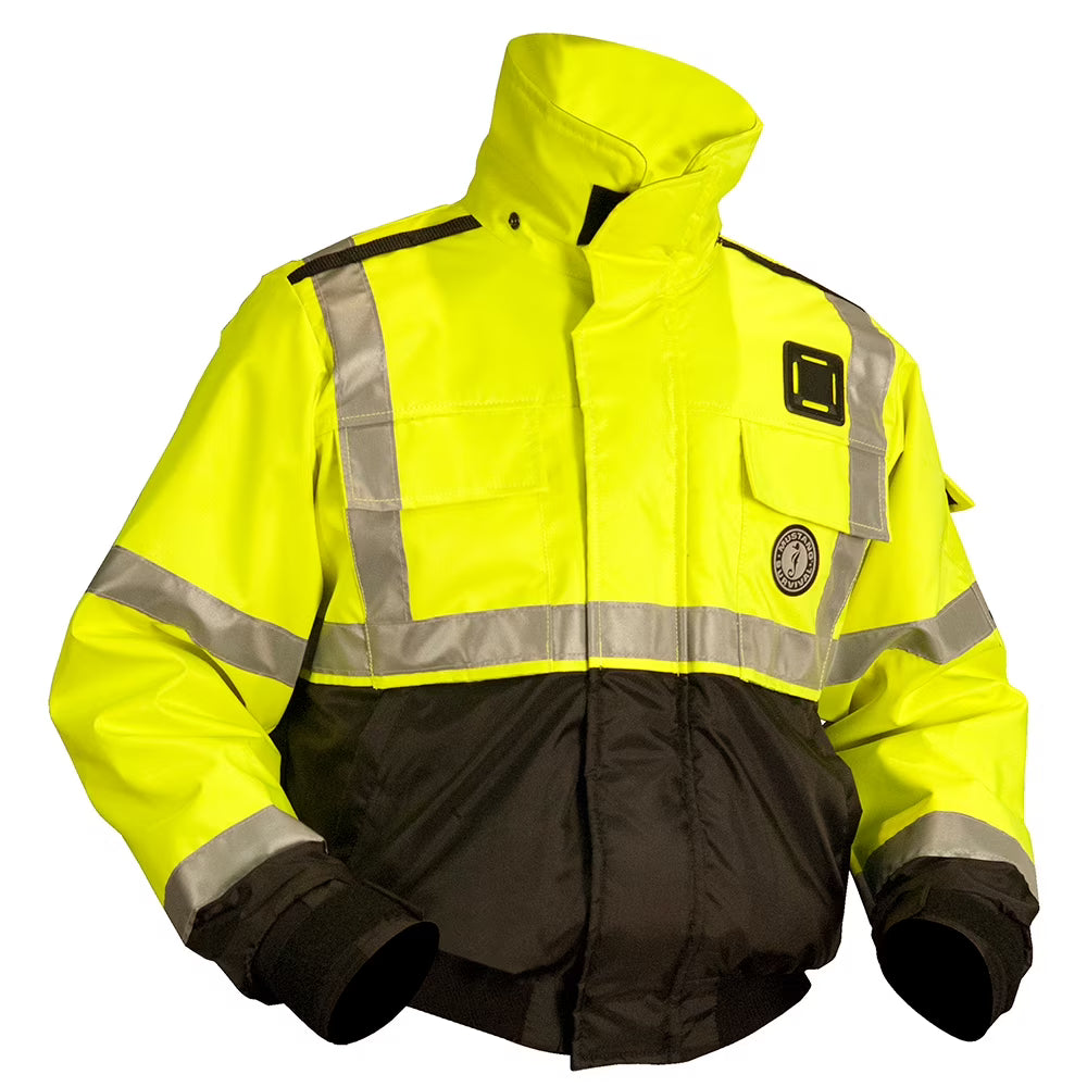 Hi-Vis Fluorescent Yellow/Green Bomber Jacket Q378709