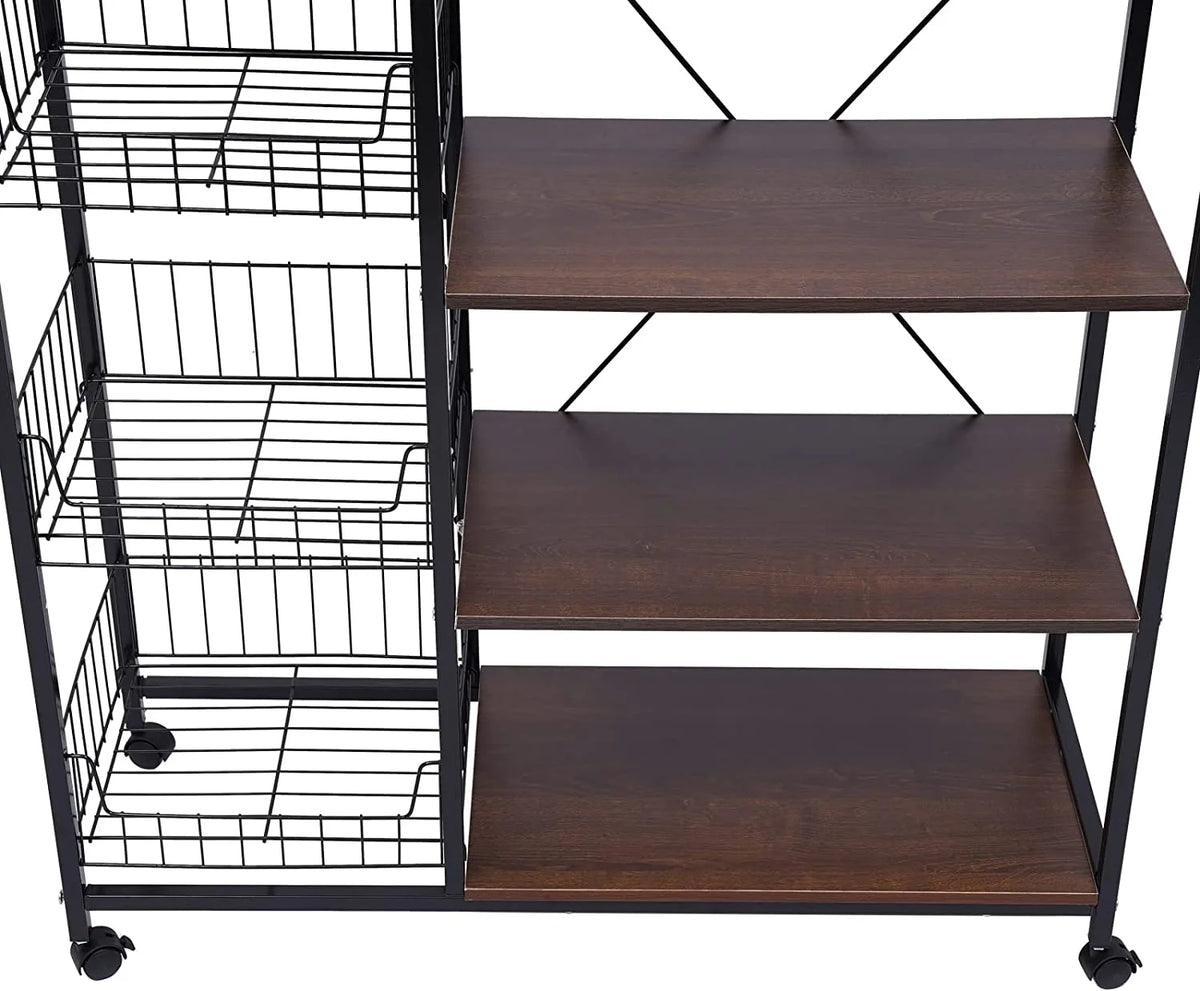 Industrial Microwave Oven Stand with Storage Shelf M1468