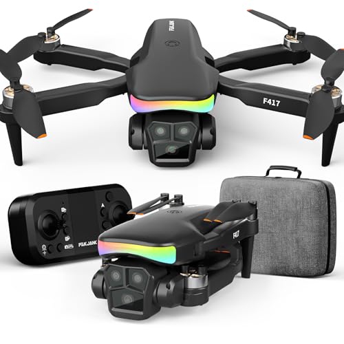 Black 1080P Camera Mini RC Quadcopter Drone with Carry Case P874302