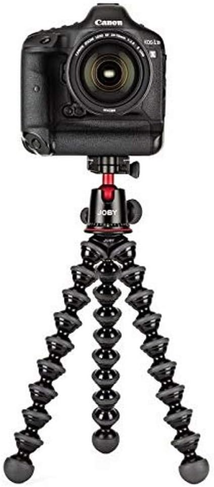 Compact Flexible Tripod 1K Stand with Locking Phone Mount, Black, Pack of 2 M5324