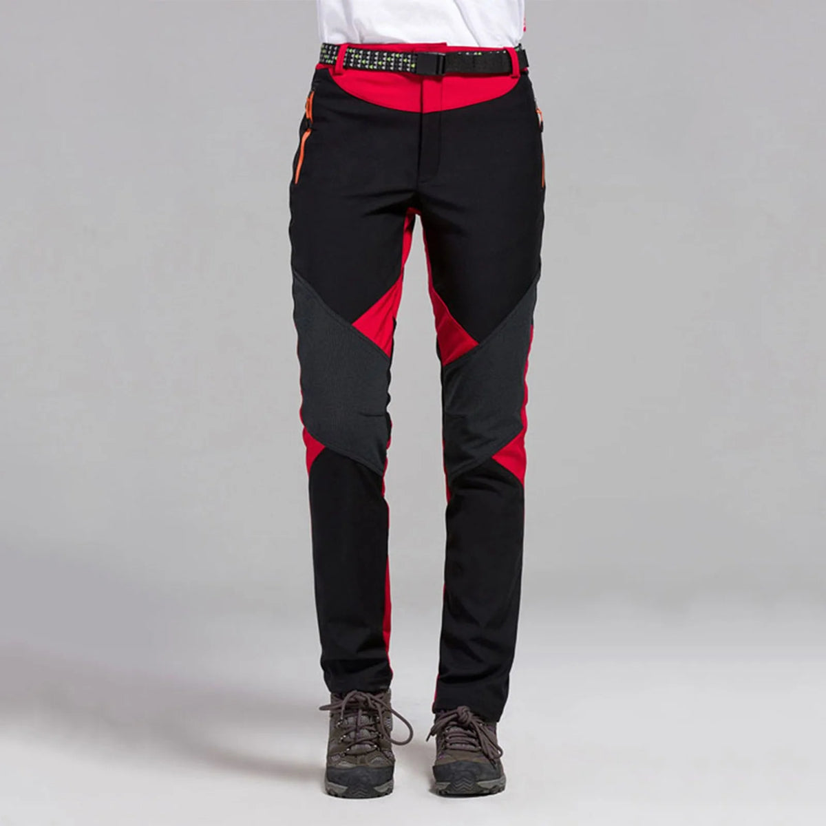 Red Waterproof Windproof Winter Ski Pants M7011