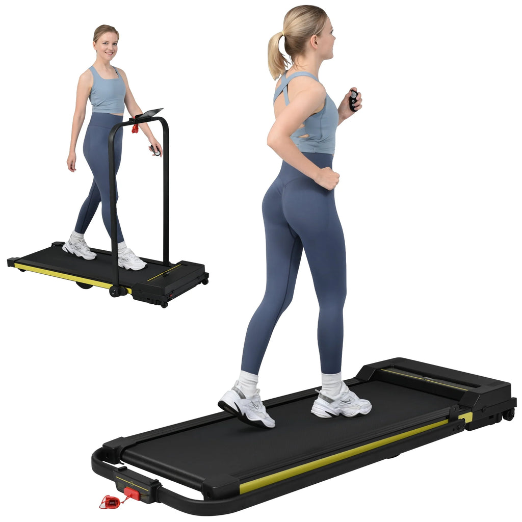 2 in 1 Foldable Treadmill 7.6MPH 2.5HP M31889