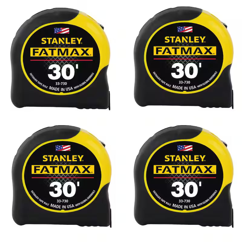 30 ft. x 1-1/4 in. Tape Measure (4 Pack) Q733374
