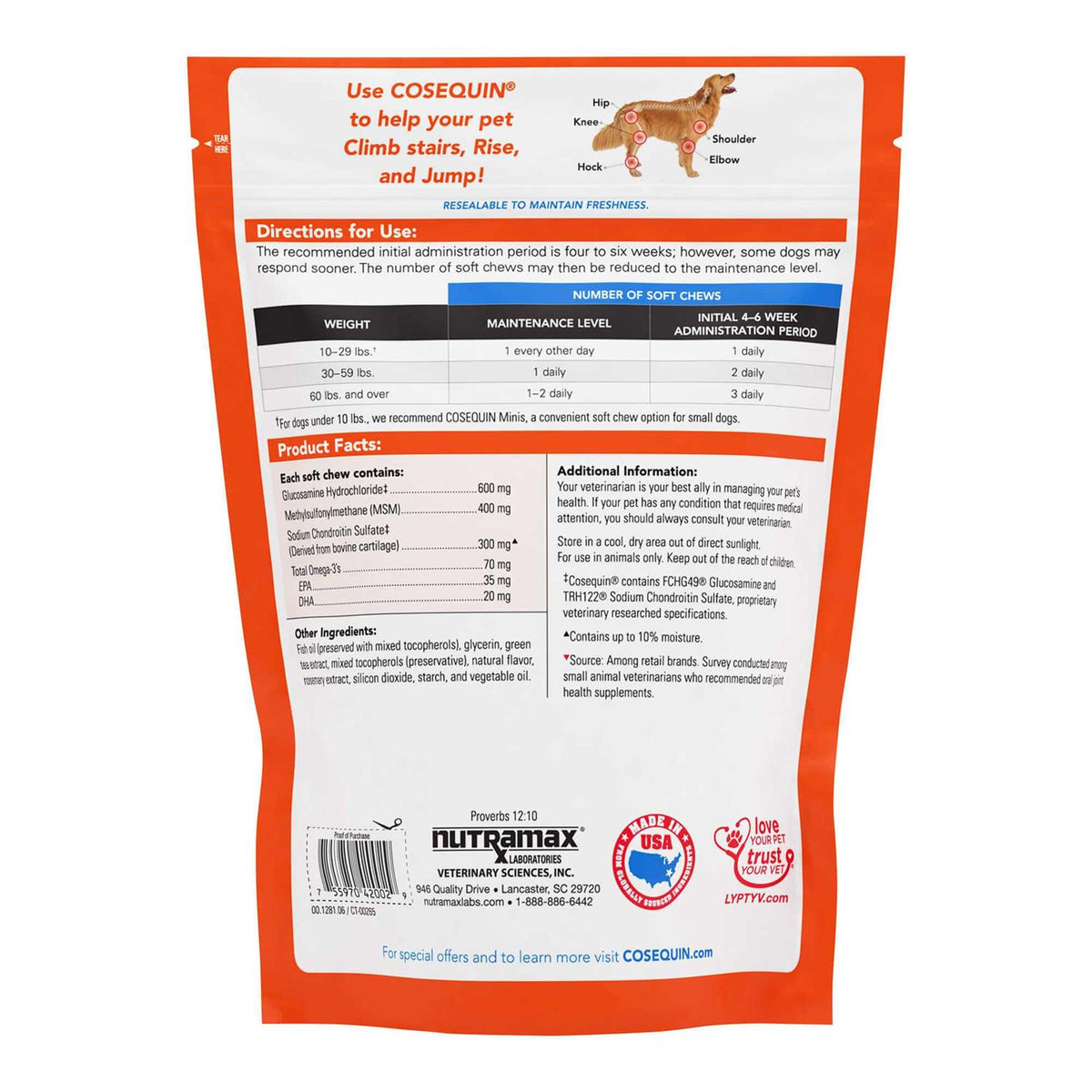 Soft Chews with MSM Plus Omega-3s for Dogs R182