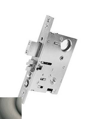 Antique Nickel Left Hand Lever Mortise Lock B177325