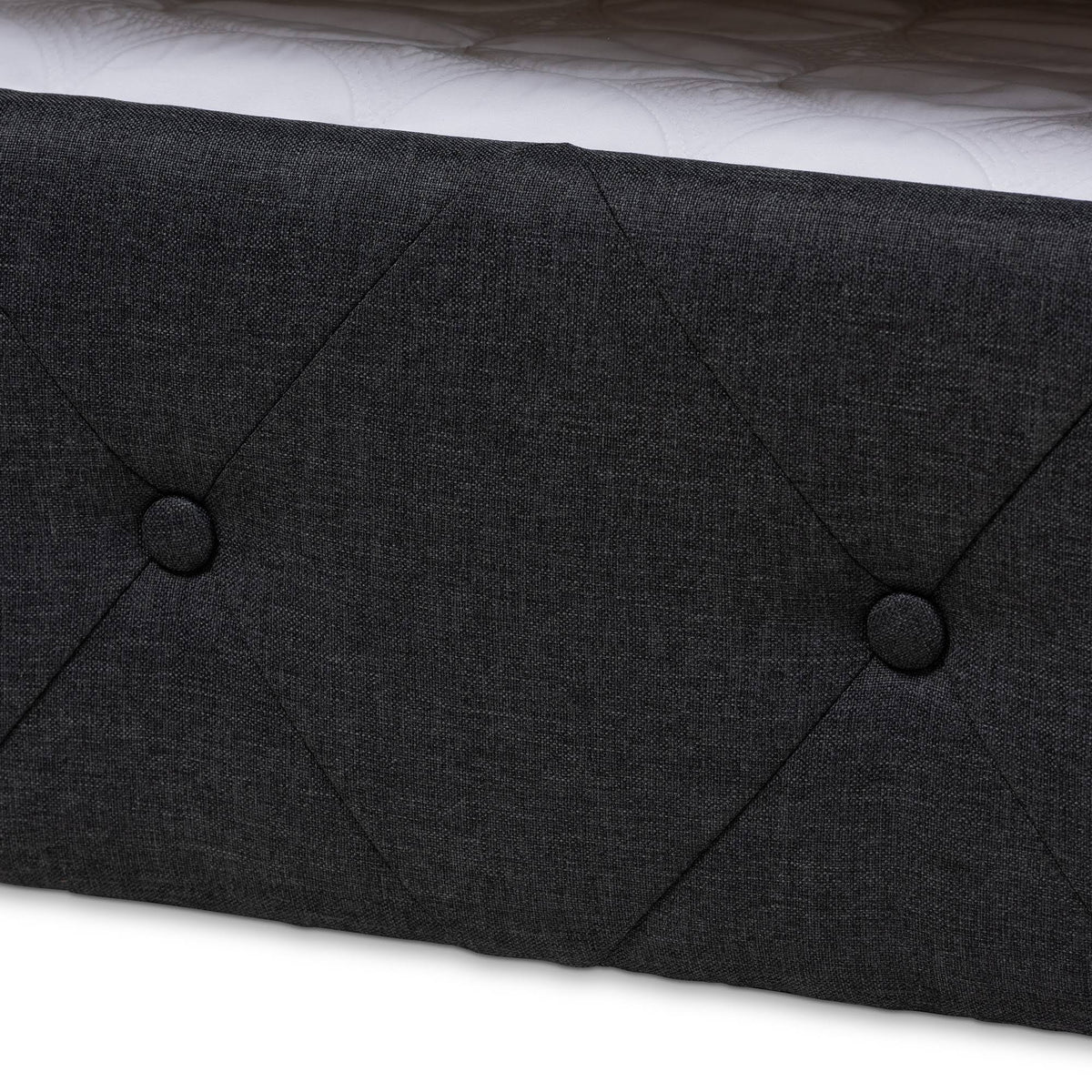Queen Dark Grey Daybed with Trundle F10760
