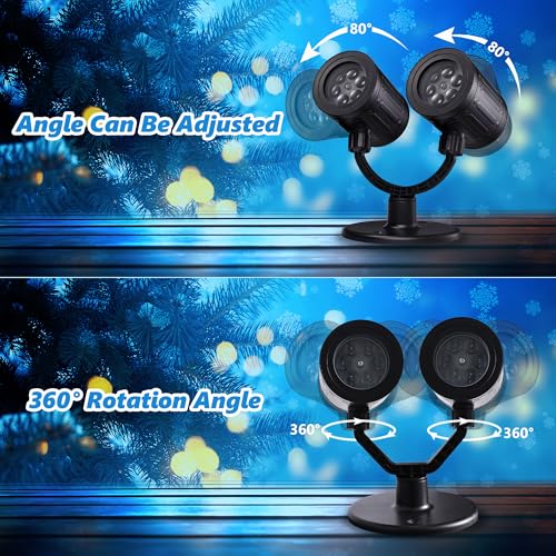 Waterproof Double Head Halloween Projector Lights with Timer T77932