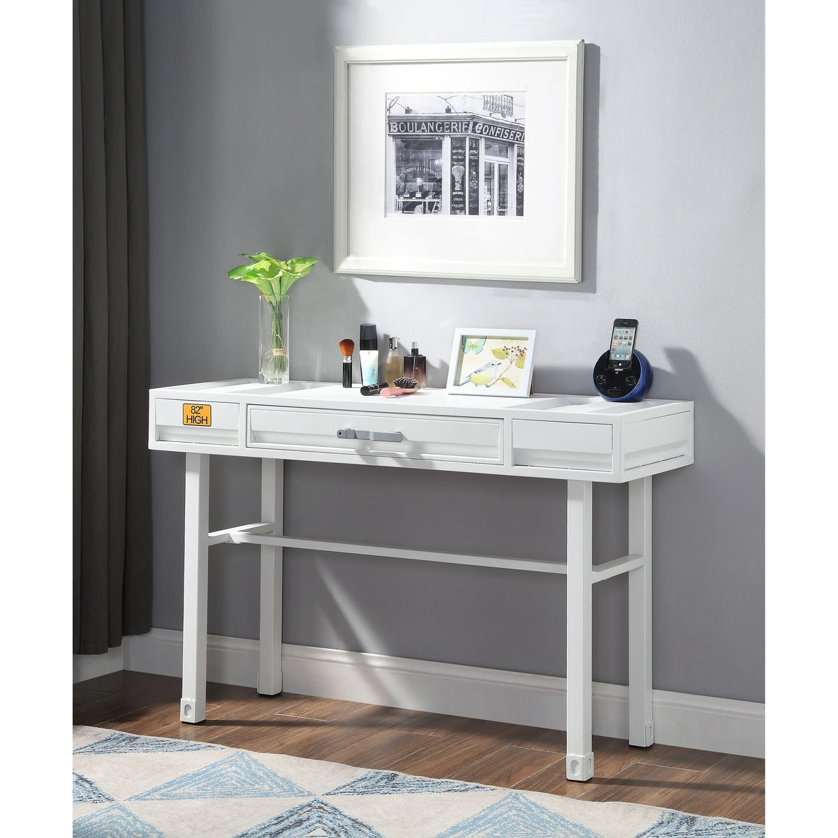 Red Writing Desk with 1 Drawer W254307