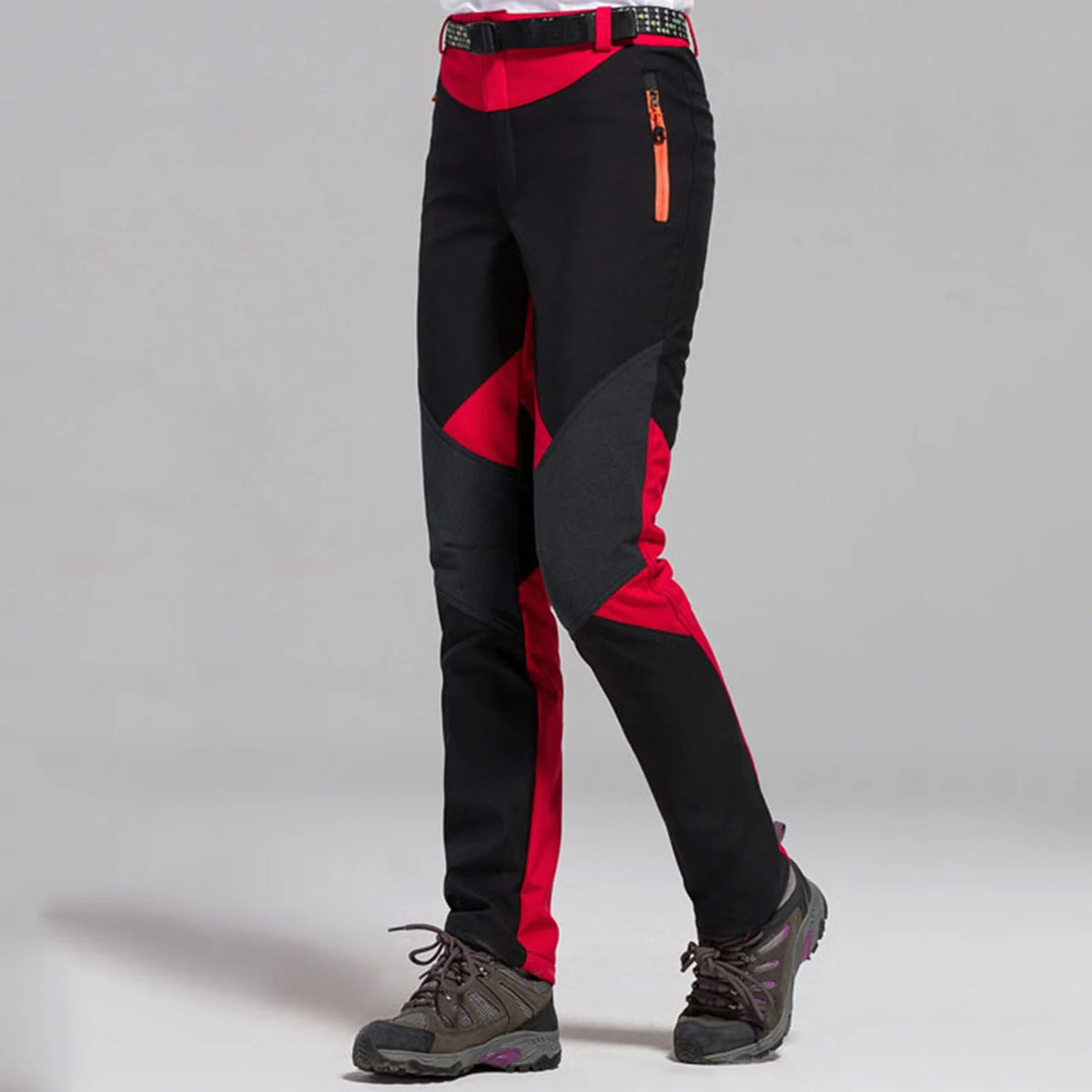 Red Waterproof Windproof Winter Ski Pants M7011