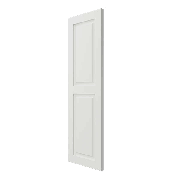 12x22W x 61x22H Exterior Composite Raised Panel Shutters (Per Pair), Unfinished S19100