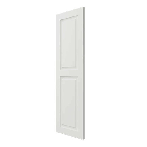 12x22W x 61x22H Exterior Composite Raised Panel Shutters (Per Pair), Unfinished S19100