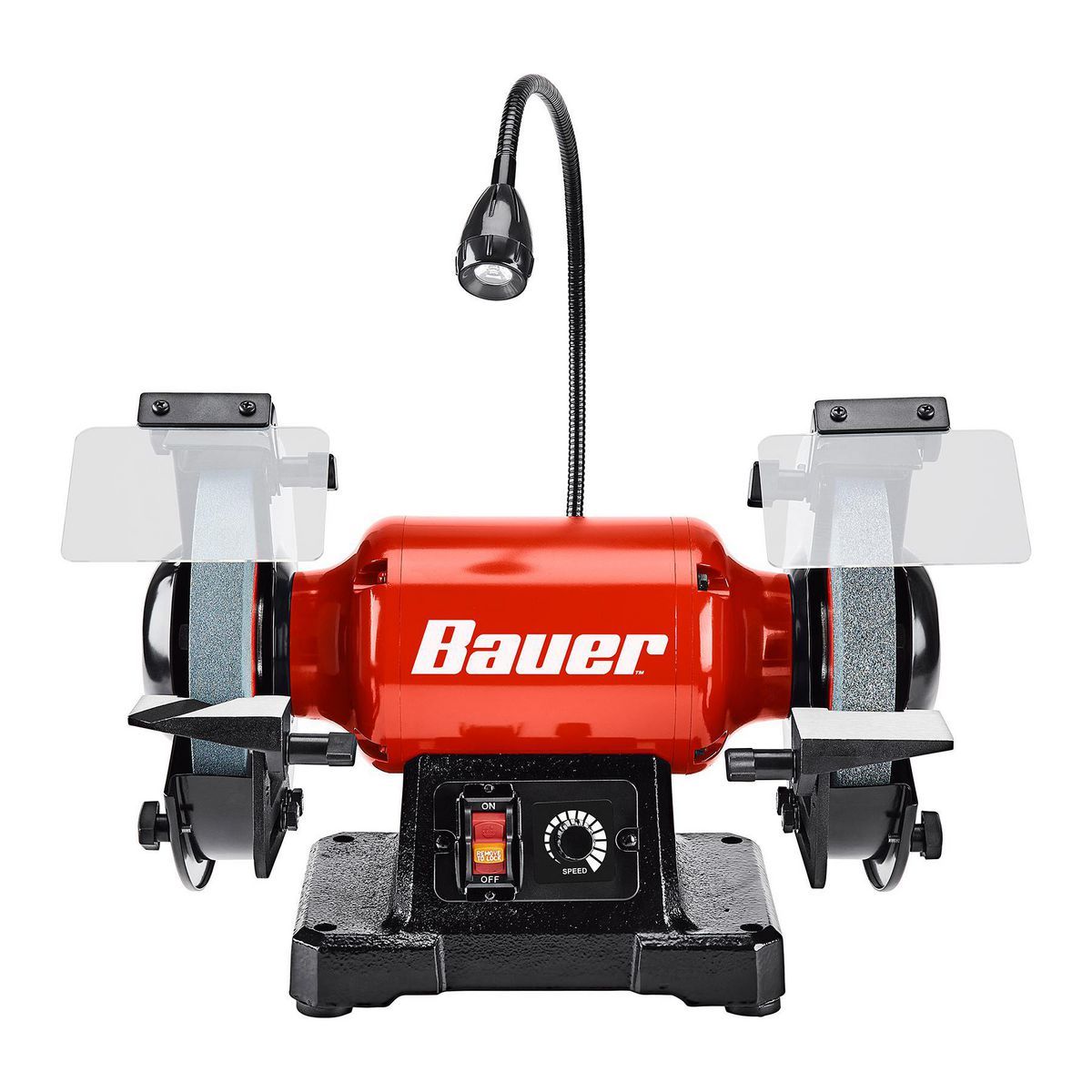 8 in. Variable-Speed Bench Grinder with LED Work Light H78900