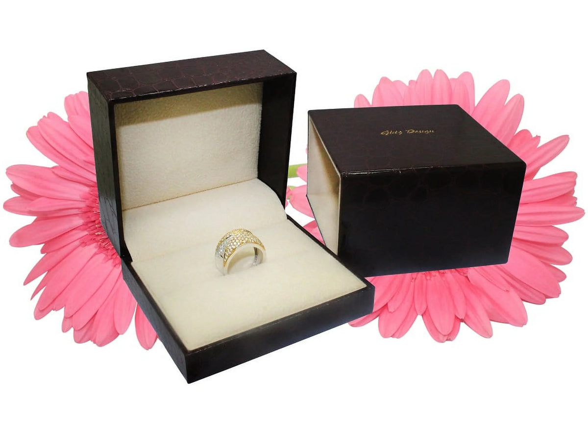 14K White Gold Diamond Ring 1.25 CT T271710